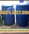 Hình ảnh: Phuy nhựa đã qua sử dụng, phuy nhựa 200L cũ, phuy nhựa nắp kín