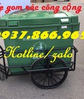 Hình ảnh: Thùng rác 660l có bánh xe, xe thu gom rác thải, thùng rác gom rác công cộng