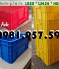 Hình ảnh: Hộp nhựa B8, hộp nhựa dung tích 40L, hộp công nghiệp có nắp