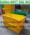 Hình ảnh: Thùng nhựa A2 giá tốt, thùng nhựa công nghiệp, sóng nhựa bít quai sắt