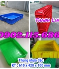 Hình ảnh: Thùng nhựa đặc, sóng nhựa bít HS025,thùng nhựa HS025,thùng nhựa công nghiệp, thùng nhựa đựng hải sản, sóng nhựa công ngh