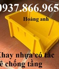 Hình ảnh: Kệ nhựa vát đầu dùng trong xưởng cơ khí, khay nhựa dùng trong xí nghiệp, khay nhựa