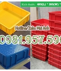 Hình ảnh: Thùng nhựa B9, hộp nhựa B9, sóng nhựa 495 x 395 x 115mm