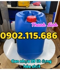 Hình ảnh: Can nhựa đựng hóa chất 25 lít, can nhựa, can nhựa 25 lít, can 25 lít màu xanh, can 25 lít màu trắng, can nhưa HDPE, can