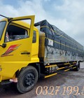 Hình ảnh: Xe tải Dongfeng 8 tấn 15 2 chân thùng bạt dài 9m5, trả trước 350 nhận xe