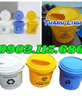 Hình ảnh: Xô y tế, xô đựng rác y tế, xô y tế trên xe, xô y tế đựng kim tiêm, bông gạc