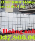 Hình ảnh: Bồn nhựa đựng nước cho công trình, tank nhựa có khung thép bao quanh, Bồn IBC cũ 1000l