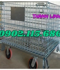 Hình ảnh: Lồng sắt mạ kẽm, lồng trữ hàng, lồng thép trữ hàng, lồng có bánh xe, lồng sắt đựng hàng