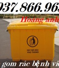 Hình ảnh: Giá thùng rác 660l có bánh xe, thùng rác công cộng, thùng rác tại trường học, xe đẩy rác nhựa
