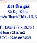 Hình ảnh: Đất đấu giá xã Đại Đồng,Huyện Thạch Thất, Hà Nội