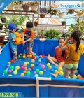 Hình ảnh: Bể bơi mini cho bé KT 1.6x1.6x0.6m