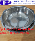Hình ảnh: Cung cấp nồi inox ăn lẩu 2 ngăn tròn cho nhà hàng quán ăn tại Hải Phòng