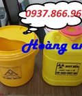 Hình ảnh: Xô nhựa y tế có quai xách, xô nhựa đựng bông gạc y tế, xô nhựa đựng kim tiêm