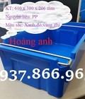 Hình ảnh: Thùng nhựa quai sắt giá sỉ, thùng nhựa đặc, thùng nhựa cơ khí, khay nhựa