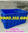 Hình ảnh: Thùng nhựa đặc, sóng nhựa bít, thùng nhựa HS019, thùng nhựa đựng link kiện, sóng bít HS019, thùng nhựa 3T1, sóng nhựa đặ