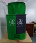 Hình ảnh: Bán thùng rác nhựa 40L đạp chân 2 ngăn HDPE giá tốt