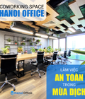 Hình ảnh: Làm việc an toàn mùa dịch cùng Coworking Space Hanoi Office