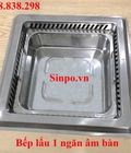 Hình ảnh: Bếp lẩu 1 ngăn âm bàn nhà hàng