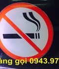 Hình ảnh: Biển nosmoking inox , bảng cấm hút thuốc để bàn, địa chỉ bán No Smoking