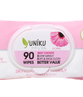 Hình ảnh: Khăn ướt 90 tờ Yuniku 15cm x 20cm