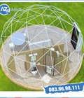 Hình ảnh: Nhà lều mái vòm khung kim loại