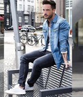 Hình ảnh: Cực Ngầu Ở Đám Tiệc Với Chiếc Áo Jacket Jean Nam