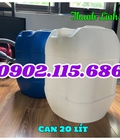 Hình ảnh: Can nhựa 20 lít, can nhựa 20 lít màu trắng, can 20 lít xanh, can nhựa đựng hóa chất, can đựng dung môi,