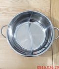Hình ảnh: Cung cấp nồi lẩu inox 2 ngăn tròn cho nhà hàng giá rẻ tại Hải Phòng