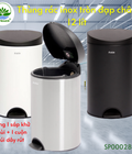 Hình ảnh: Thùng rác Fitis 12 lít tròn, đạp chân