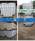 Hình ảnh: Tank nhựa 1000 lít, bồn nhựa 1000 lít, tank nhựa đựng hóa chất, bồn nhựa IBC , tank nhựa cũ, tank dung môi, bồn nhựa đựn