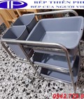Hình ảnh: Xe đẩy thu dọn thức ăn , bát đĩa cho nhà hàng quán ăn giá rẻ