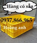Hình ảnh: Thùng nhựa đặc sóng nhựa bít , khay nhựa công nghiệp, sóng nhựa bít HS017, khay nhựa cao 25cm