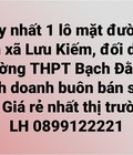 Hình ảnh: Mặt đường liên xã Lưu Kiếm, đối diện trường THPT Bạch Đằng, kinh doanh buôn bán sầm uất.