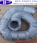 Hình ảnh: Cung cấp ống gió bạc mềm cách nhiệt D100 cho hệ thống hút khói