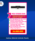 Hình ảnh: Gói giải pháp 7 Poly Studio Bar mang đến hiệu quả họp trực tuyến cao