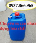 Hình ảnh: Xuất sỉ canh nhựa hóa chất số lượng lớn,can nhựa đựng hóa chất màu xanh, can nhựa giá rẻ