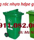 Hình ảnh: Chuyên sỉ thùng rác nhựa tại cần thơ thùng rác 120L 240L 660L giá rẻ lh 0911082000