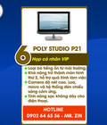 Hình ảnh: Màn hình họp trực tuyến Poly Studio P21