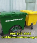 Hình ảnh: Xe thu gom rác 1000l 3 bánh xe