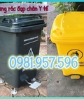 Hình ảnh: Thùng rác đạp chân 90L, thùng rác đạp chân 120L, thùng rác Y tế