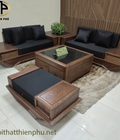Hình ảnh: Sofa Văng Thuyền Gỗ Sồi Cao Cấp Mã TP-178
