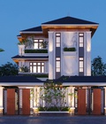 Hình ảnh: Mẫu biệt thự hiện đại 3 tầng với mái thái đẹp ấn tượng tại Nam Định