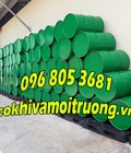 Hình ảnh: Thùng phuy sắt nắp kín 220l