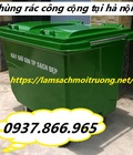 Hình ảnh: Cung cấp thùng rác nhựa 660l công nghiệp, thùng rác tại công sở, thùng rác trong công viên