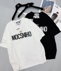 Hình ảnh: Áo Phông Form Rộng Dành Cho Nữ in chữ moschino Hàng cao cấp, chất đẹp, ảnh thật