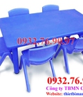 Hình ảnh: Bàn nhựa nhập khẩu hình chữ nhật cho bé