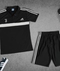 Hình ảnh: Bộ thể thao nam cổ bẻ dángg polo Juve chất thun thể thao chuẩn nhà máy co giãn thấm hút mồ hôi hàng VNXK
