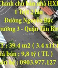 Hình ảnh: Chính chủ bán nhà HXH đường nguyễn bặc, p3, tân bình,