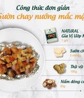 Hình ảnh: Gói gia vị Natural ướp mắc mật chay