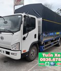 Hình ảnh: Xe tải Faw 8 tấn thùng mui bạt dài 6m2, máy Weichai 140PS